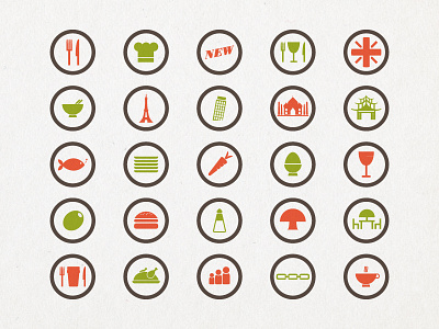 Food Icons bar building burger cafe chef china deli eat eating fish food icons foody france icon set illustration india italy olive restaurant vector