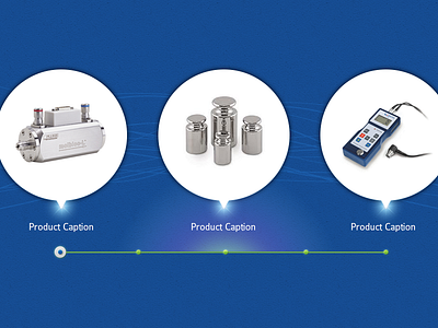 Product Showcase blue clean industrial layout navigation product slide showcase slider ui web website