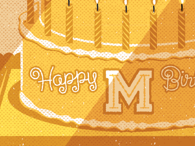 Happy Birthday birthday cake texture