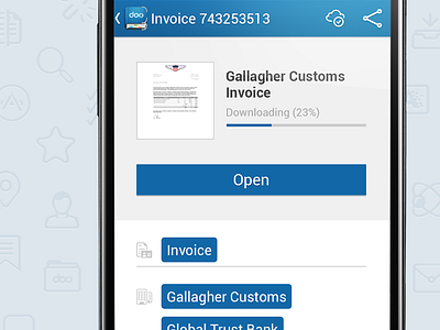 The new doo Android app android blue details doo icons interface ux