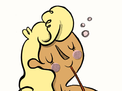 I <3 Rum II brush cocktail digital fun girls illustration ink playful rum sexy tuesday bassen