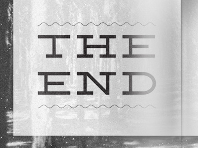 temp magazine magazine the end typography