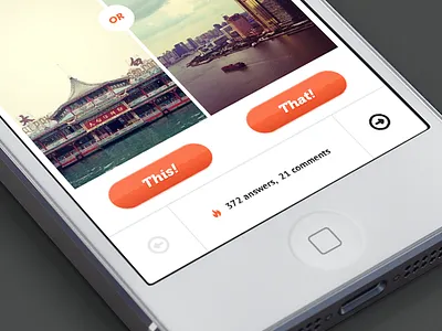 This or That, Redux answers app feedback ios iphone orange polling questions results social