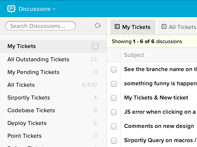 Sirportly v3 - Discussion View sirportly