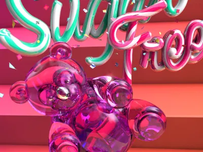 candy c4d candy digital art personal