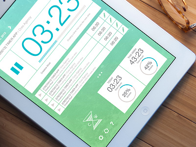 Clockwork App UI app ipad timer ui