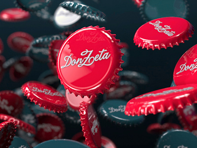 caps bottle "chapitas" branding c4d cap digital art personal photoshop