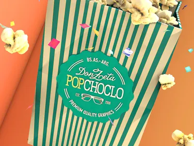 popkorn c4d digital art personal popkorn