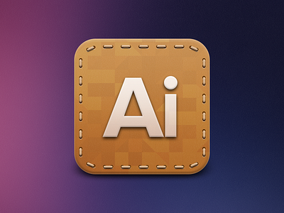 Illustrator Icon ai colorful cs6 icon illustrator orange stiches