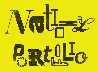 National Portfolio Day Poster art school portfolio student