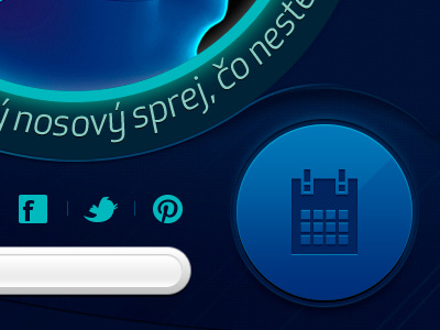 Spray box button calendar layout micoriste social ui webdesign website