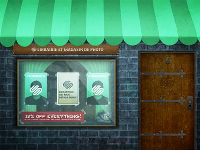 Squarespace Commerce Store Librarie Et Magasin De Photo 25 brick commerce door hyperrealistic market poster realistic skeu squarespace store surrealistic