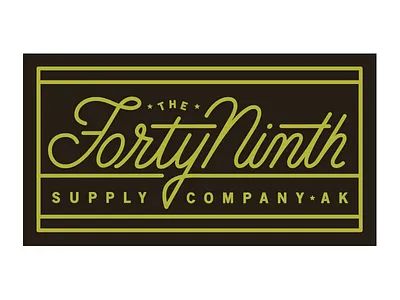 Forty Ninth design identity logo