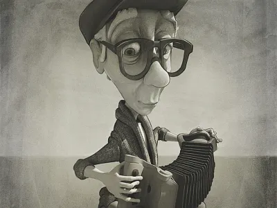 Accordion 3d animation art cartoon character design css drawing hand drawn illustration photoshop