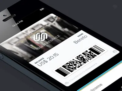 Squarespace Commerce concept app card commerce concept ios iphone passbook squarespace squarespace commerce