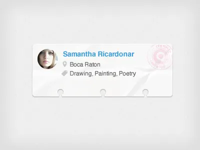 Inventor Card badge card paper