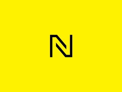 Yellow? Hmmm. black identity logo n yellow