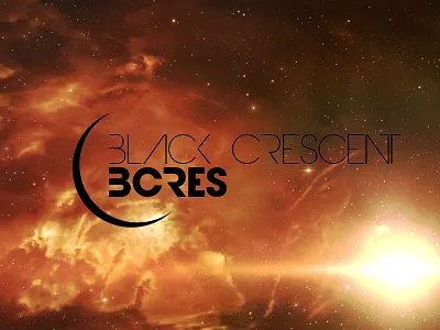 Black Crescent corp eve online logo design