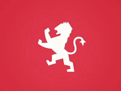 Lion Mark boxer brand identity lion logo mark punch