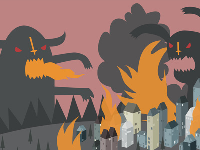 The Onion illustration illustrator monsters