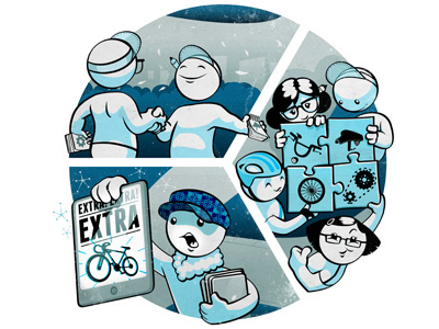 Blogsphere Explained awesome bad boy bicycle characters cycling dome envy explained fair girls globe hypster illustration ipad love notorious retro sphere zingsphere