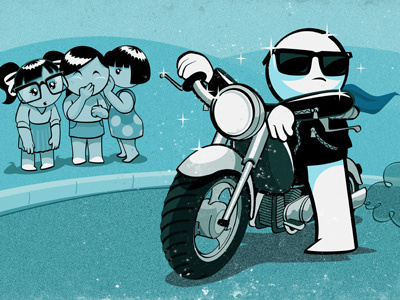 Get Notorious bad boy characters envy girls illustration love notorious retro