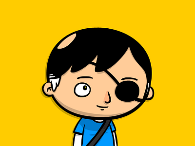 New Avatar avatar eye patch vector