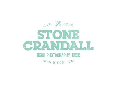 Stone Crandall Logo Update identity logo photography stone surf