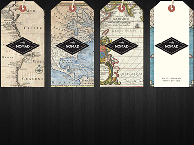 NOMAD art direction graphic design