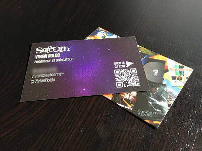 Business Cards business card card cinema film movie satoorn