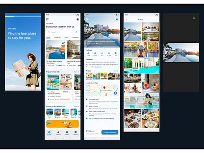 Hotel App UI app hotel mobile ui ux