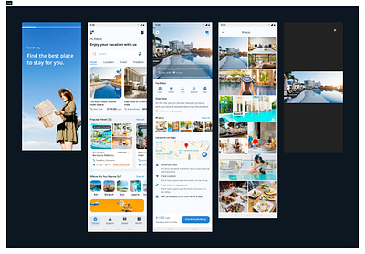 Hotel App UI app hotel mobile ui ux