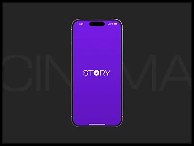 Story | Mobile App 3d animation graphic design logo mobile mobile app motion graphics movie app movies ui uxui