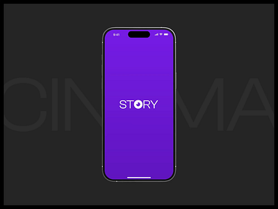 Story | Mobile App 3d animation graphic design logo mobile mobile app motion graphics movie app movies ui uxui