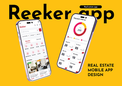 Reeker - UX UI real estate mobile app design ui ui design ui ux ui website design user experience design user interface design ux design ux ui