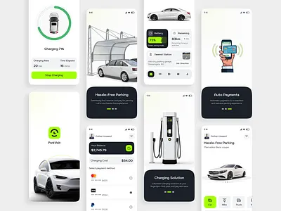 Car Parking & Charging Mobile App full project ai app app design banking app branding car app car charging app car parking app charging app dashboard finance app location tracker app mobile app modern design one boarding parking app payment app ui uiux website design