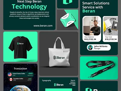 Beran Logo Guidelines, B logo, Tech logo 3d animation b logo beran brand branding buy logo designer graphic design illustration logo logo maker motion graphics social media post tech logo techonology typography ui