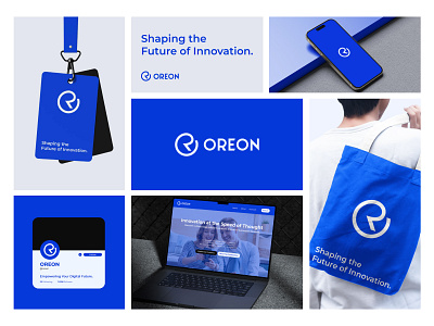 Oreon Logo & Brand Identity Design – Innovation Meets Simplicity brand identity branding futuristic brand design innovative branding solutions logo minimalist logo design tech company logo technology brand identity uiux branding