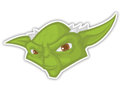 Make stickers you must... illustratie illustration star wars star wars illustrations starwars sticker vector yoda