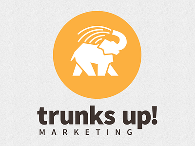 Trunks Up! Marketing design logo marketing