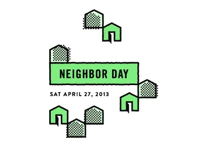 Neighborday Alt branding campaign houses logo texture