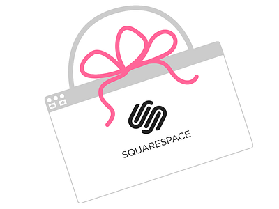 Squarespace Shopping Bag bag browser ecommerce pink squarespace contest