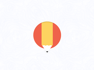 Pencil Circle branding illustration