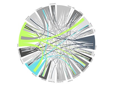 Public bicycles in Buenos Aires bikes d3.js data datavisualization matrix open data visualization