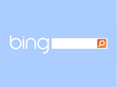 Bing (re)brand brand logo type web