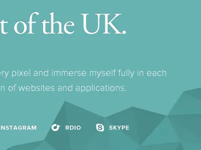 Yet another re-design garamond polygon proxima nova ui user interface web website