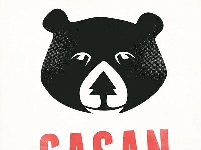 Give a Shit About Nature bear logo nature tree