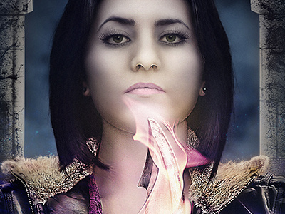 Rous Fantasy dark digitalart fantasy fire flames gothic movie photomanipulation portrait retouch retouching