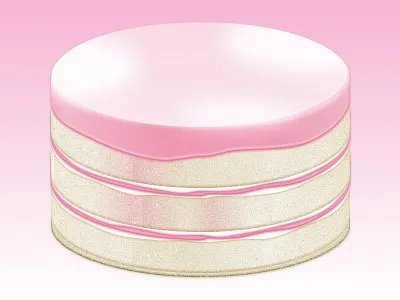 Strawberry Cake birthday cake confectionery illustration