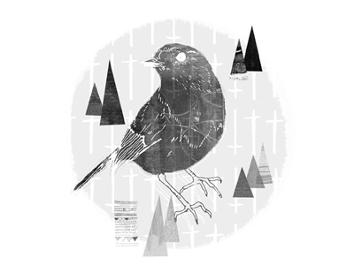 Jo Nesbø drawing editorial illustration photoshop